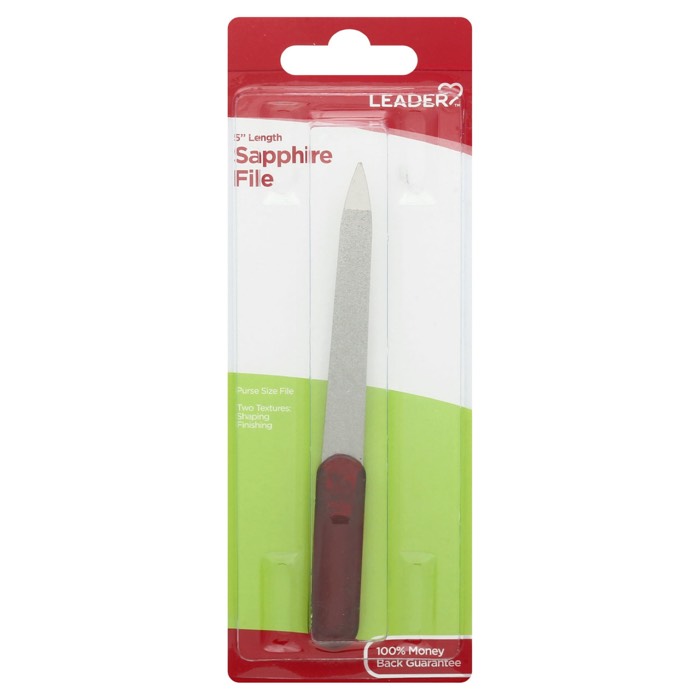 Leader Nail File Sapphire 