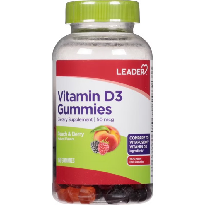 Leader Vitamin D3 Gummies