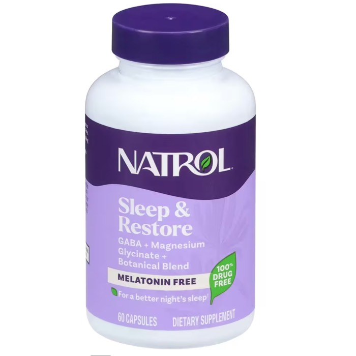 Natrol Sleep & Restore Melatonin-Free Capsules