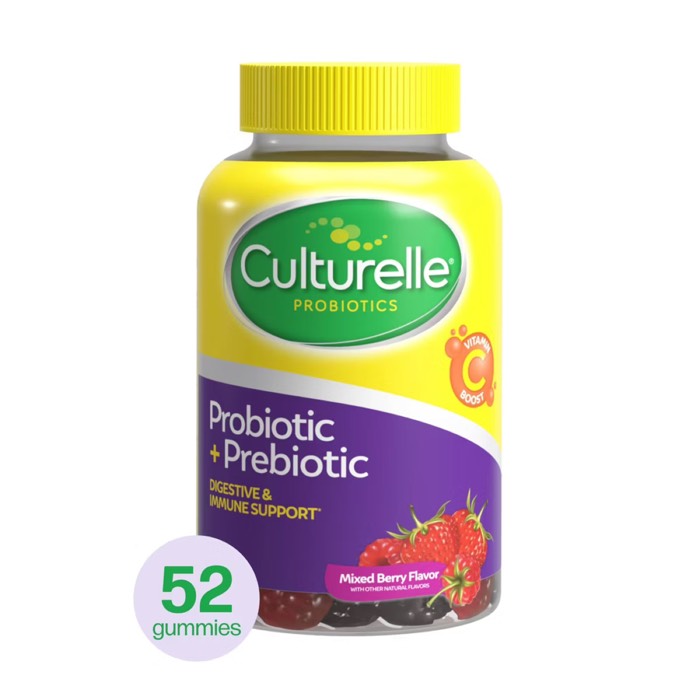 Culturelle Probiotic + Prebiotic Gluten Free Gummies