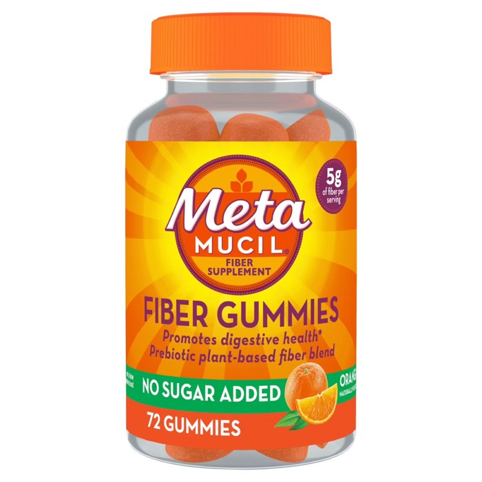 Metamucil Fiber Sugar-Free Orange Gummies