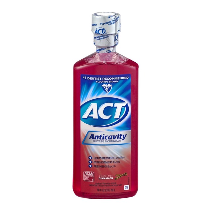 Act Anticavity Cinnamon Fluoride Mouthwash