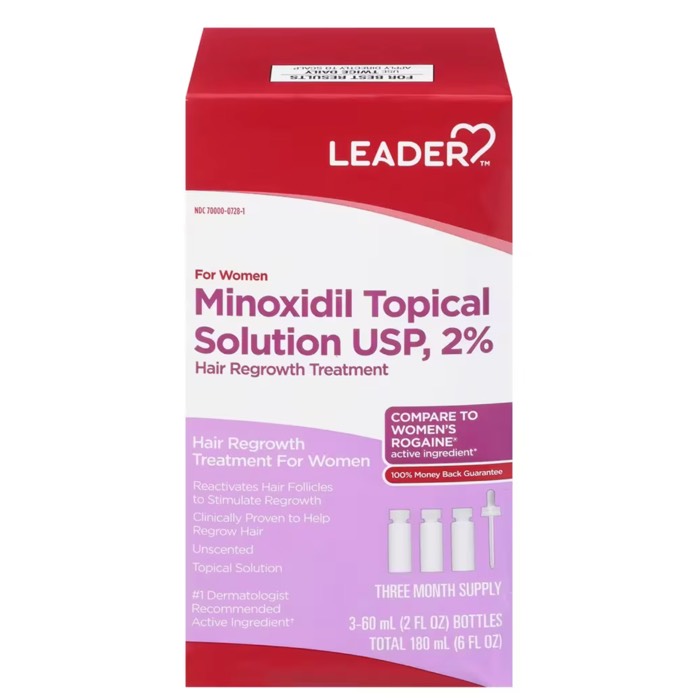 Leader Womens Minoxidil Topical Solution 2%