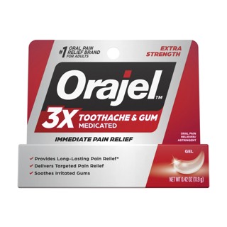 Orajel Toothache & Gum Medicated Gel