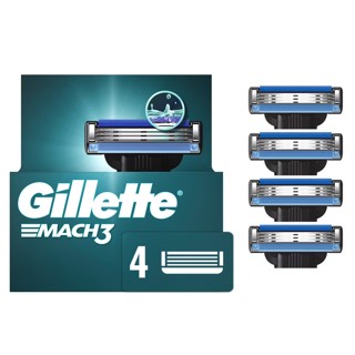 Gillette Mach3 Cartridge, 4-Pack
