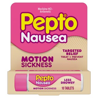 Pepto Nausea Motion Sickness Tablets 25 mg