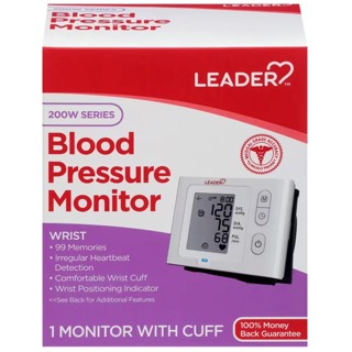 Leader 200W Series Automatic Wrist Blood Pressure Monitor with Cuff