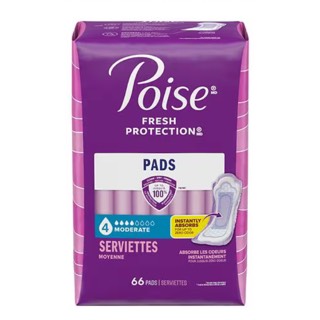Poise Fresh Protection 4% Moderate Absorbency Pads
