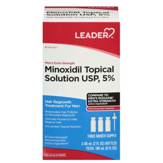 Leader Men's Extra Strength Minoxidil Topical Solution 5%