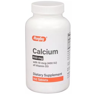 Rugby Calcium/Vitamin D Tablets