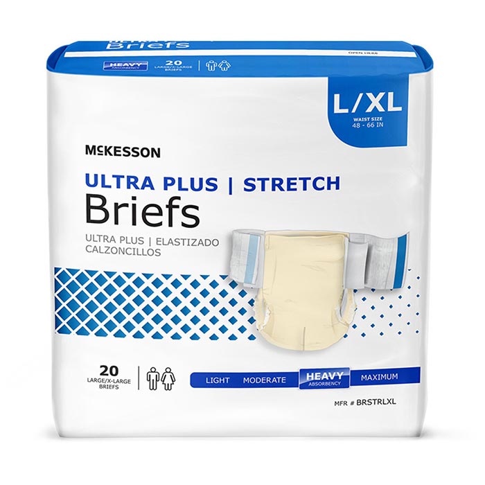 McKesson Ultra Plus Stretch Briefs