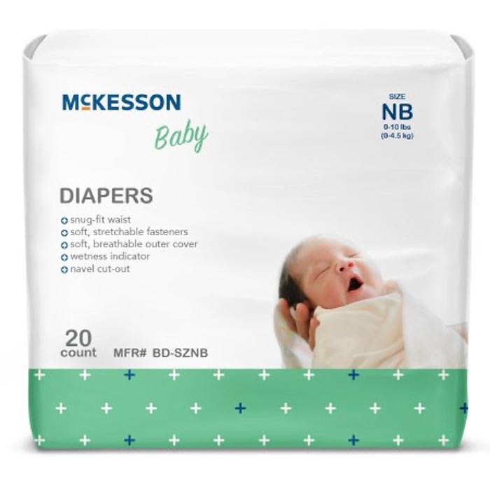 McKesson Unisex Baby Diapers