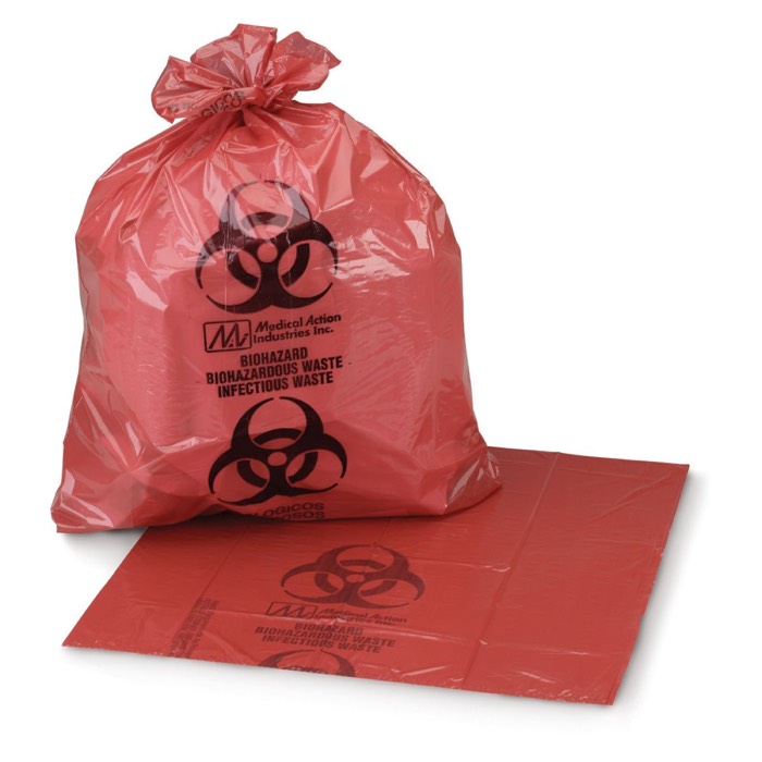 McKesson Infectious Waste Red Bag 24 X 24 Inch