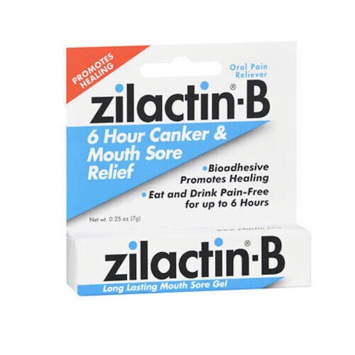 Zilactin-B Mouth Sore Gel