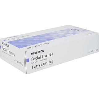 McKesson Facial Tissues White