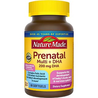 Nature Made Prenatal Multi+DHA Softgels