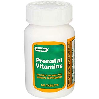 Rugby Prenatal Vitamins Tablets