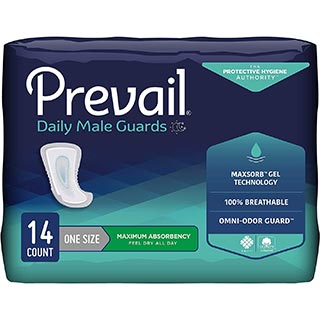 Prevail Daily Male Guards One Size