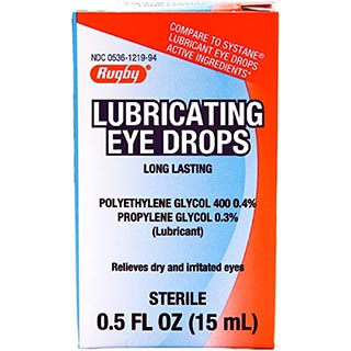 Rugby Lubricating Eye Drops