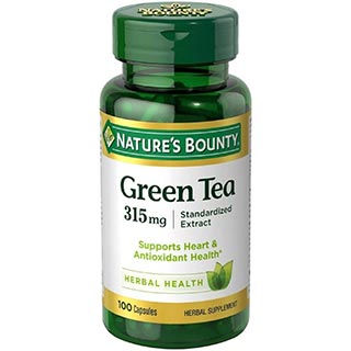 Nature's Bounty Green Tea 315 mg Capsules