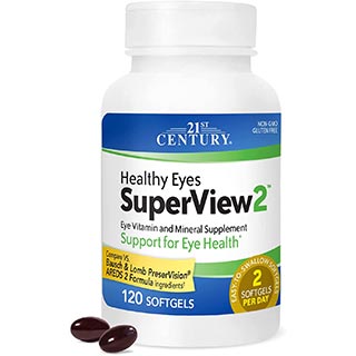 21st Century Superview2 120 Softgels