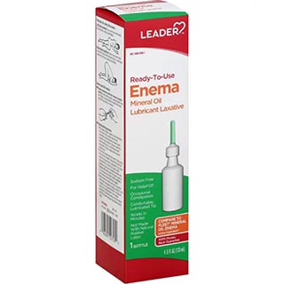 Leader Enema Mineral Oil Lubricant Laxative