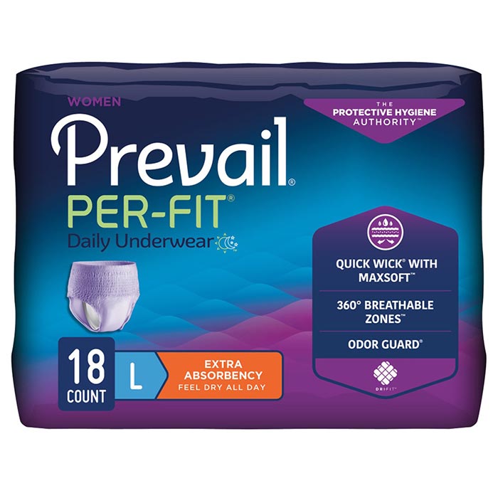 Prevail Women Per-Fit Daily Underwear Extra Absorbency