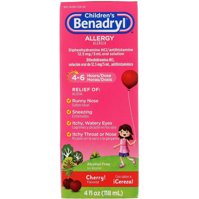 Benadryl Children's Liquid Allergy Relief Benadryl Children's Liquid Allergy Relief