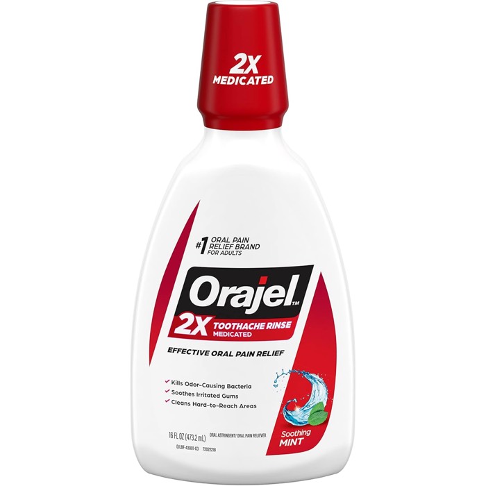 Orajel Oral Pain Relief Rinse