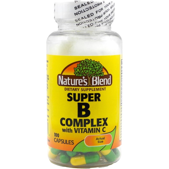 Nature's Blend Super B Complex With Vitamin C Nature's Blend Super B Complex With Vitamin C