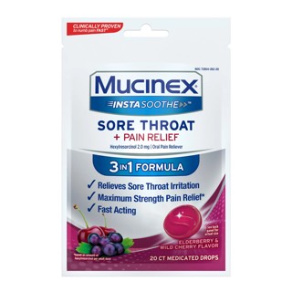 Mucinex Sore Throat + Pain Relief 2 mg